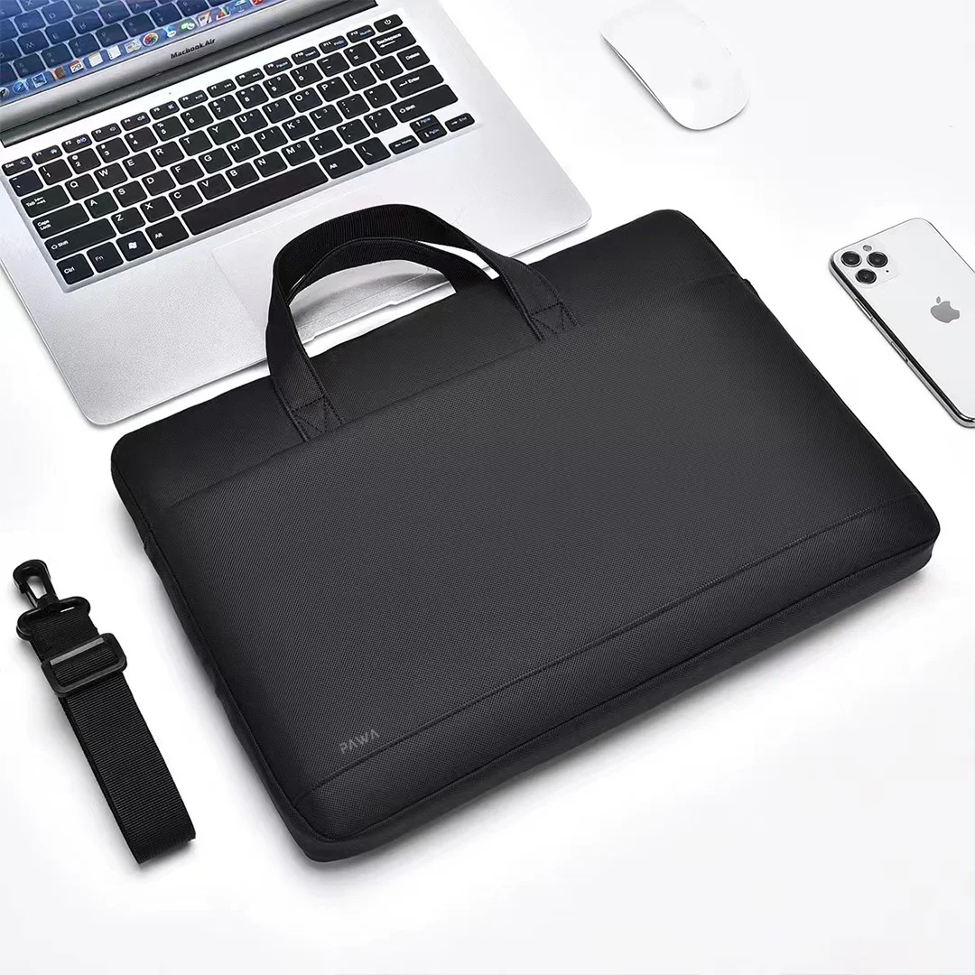PAWA ECO LAPTOP MESSENGER BAG 15 INCH BLACK PW-CHB15INL-BK thumbnail 3