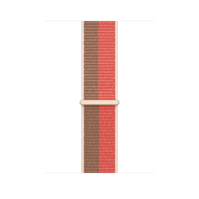 APPLE IWATCH 45MM PINK POMELO/TAN SPORT LOOP BAND ML303