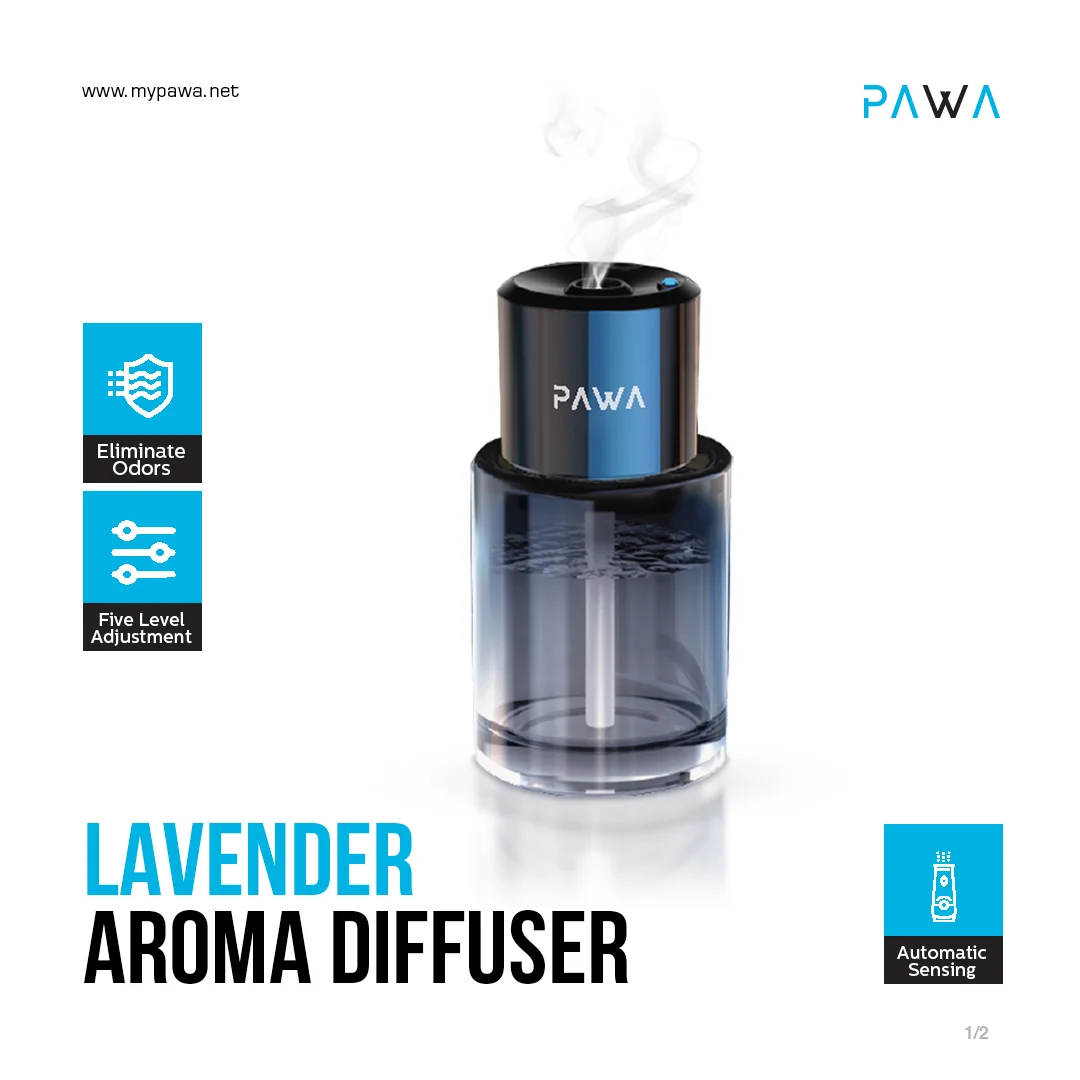 PAWA LAVENDER AROMA DIFFUSER BLACK PW-ARPTDF10-BK thumbnail 3