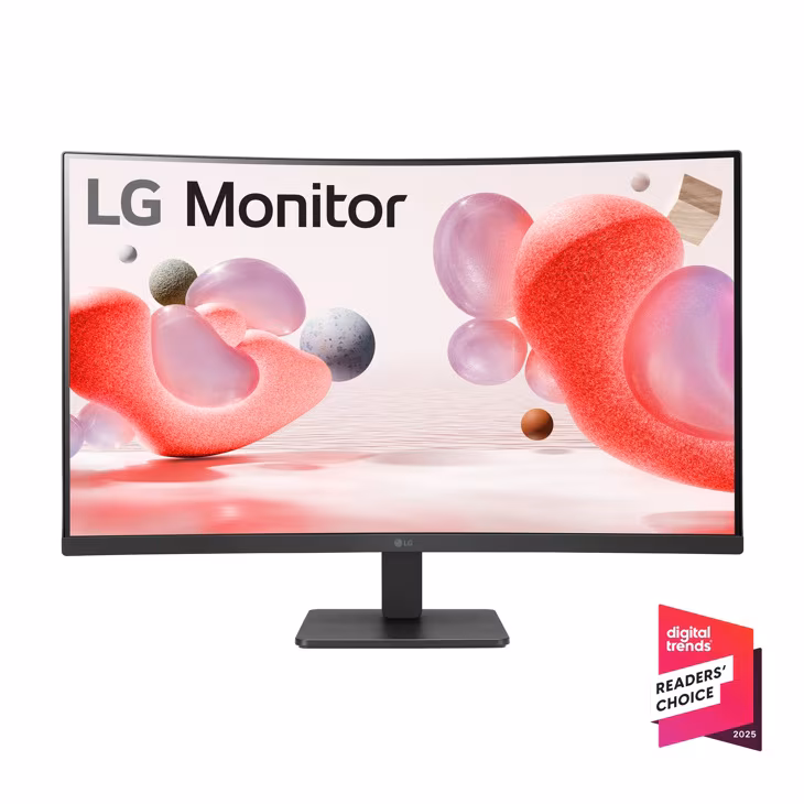 LG 32 INCH FHD 100HZ FREE SYNC CURVED GAMING MONITOR 32MR50C