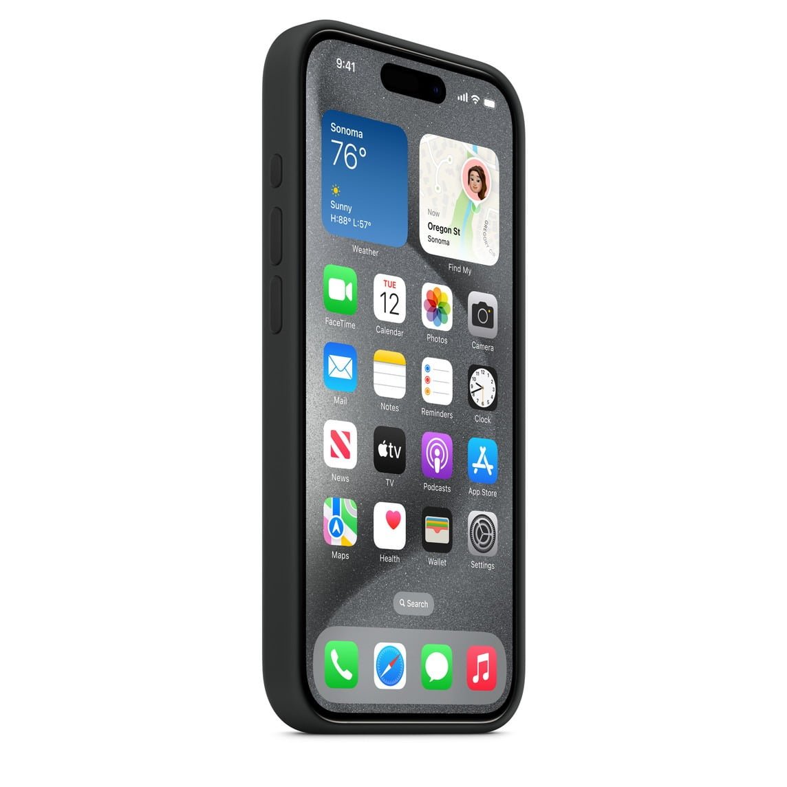 APPLE IPHONE 15 PRO MAX SILICONE CASE WITH MAGSAFE thumbnail 3