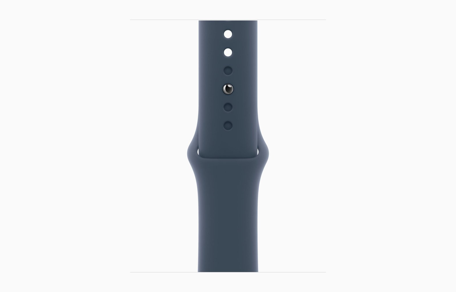 APPLE WATCH SE (2ND GENERATION) 40MM GPS SILVER ALUMINIUM CASE WITH BLUE SPORT BAND M/L MRE23 thumbnail 3