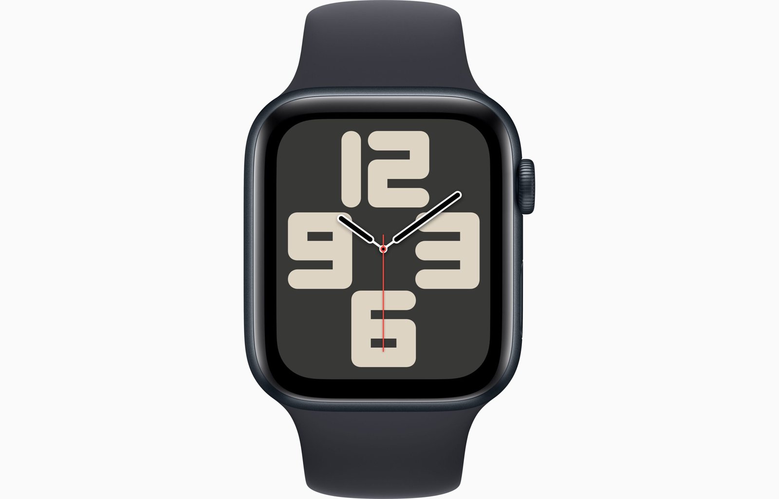 APPLE WATCH SE (2ND GENERATION) GPS 44MM MIDNIGHT ALUMINUM CASE WITH MIDNIGHT SPORT BAND S/M MRE73 thumbnail 2