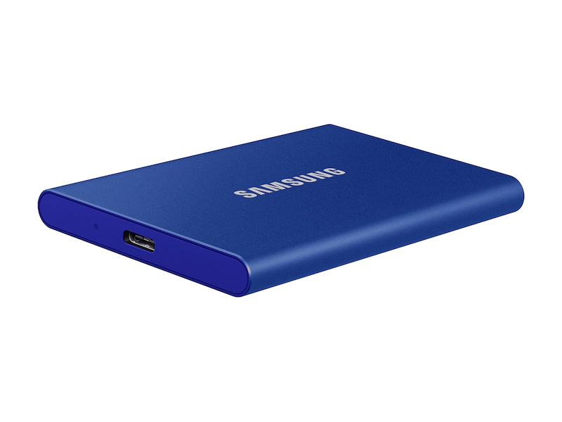 SAMSUNG PORTABLE T7 2TB EXTERNAL SSD HARD DRIVE USB 3.2 GEN 2 BLUE MU-PC2T0H thumbnail 4