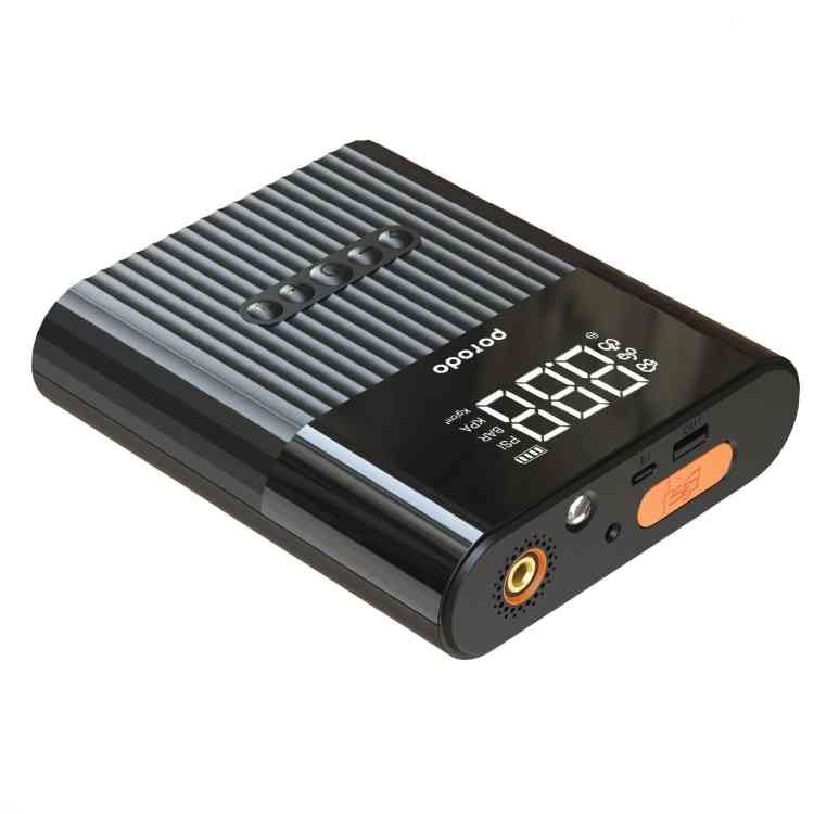 PORODO MULTIFUNCTION JUMPER STARTER AND AIR PUMP 8800MAH-BLACK