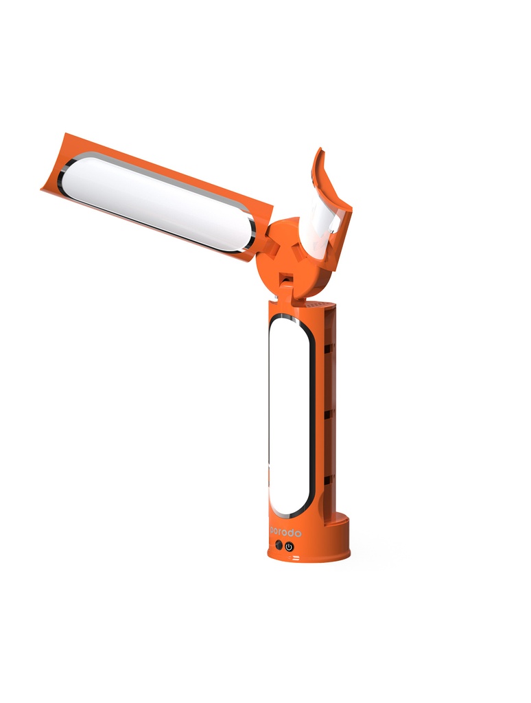 PORODO LIFESTYLE MULTI PURPOSE FOLDING LIGHT ORANGE thumbnail 2