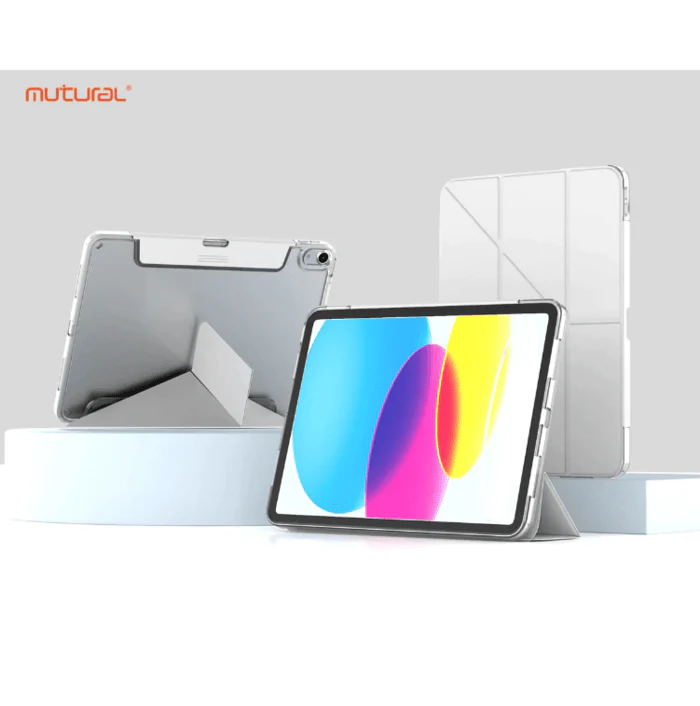 MUTURAL IPAD AIR 13 INCH (M2) QING YA SERIES FOLIO WITH HIDDEN STYLUS SLOT GRAY thumbnail 3
