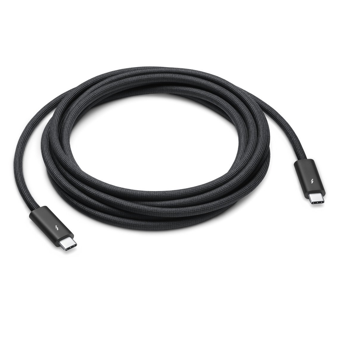 Apple Thunderbolt 4 Pro Cable - 3m, Black, High-Speed Data Transfer and Charging