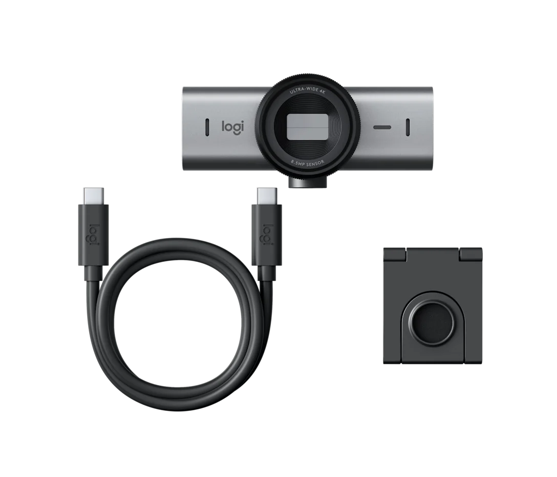 LOGITECH MX BRIO 4K ULTRA HD WEBCAM GRAPHITE 960-001559 thumbnail 4