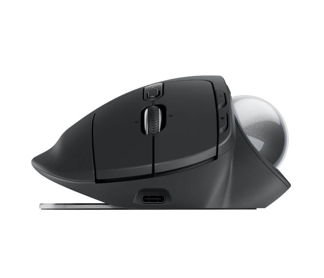 LOGITECH MX ERGO S ADVANCED TRACKBALL WIRELESS MOUSE GRAPHITE 910-007260 thumbnail 3