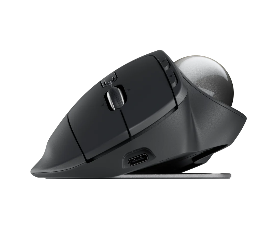 LOGITECH MX ERGO S ADVANCED TRACKBALL WIRELESS MOUSE GRAPHITE 910-007260 thumbnail 4