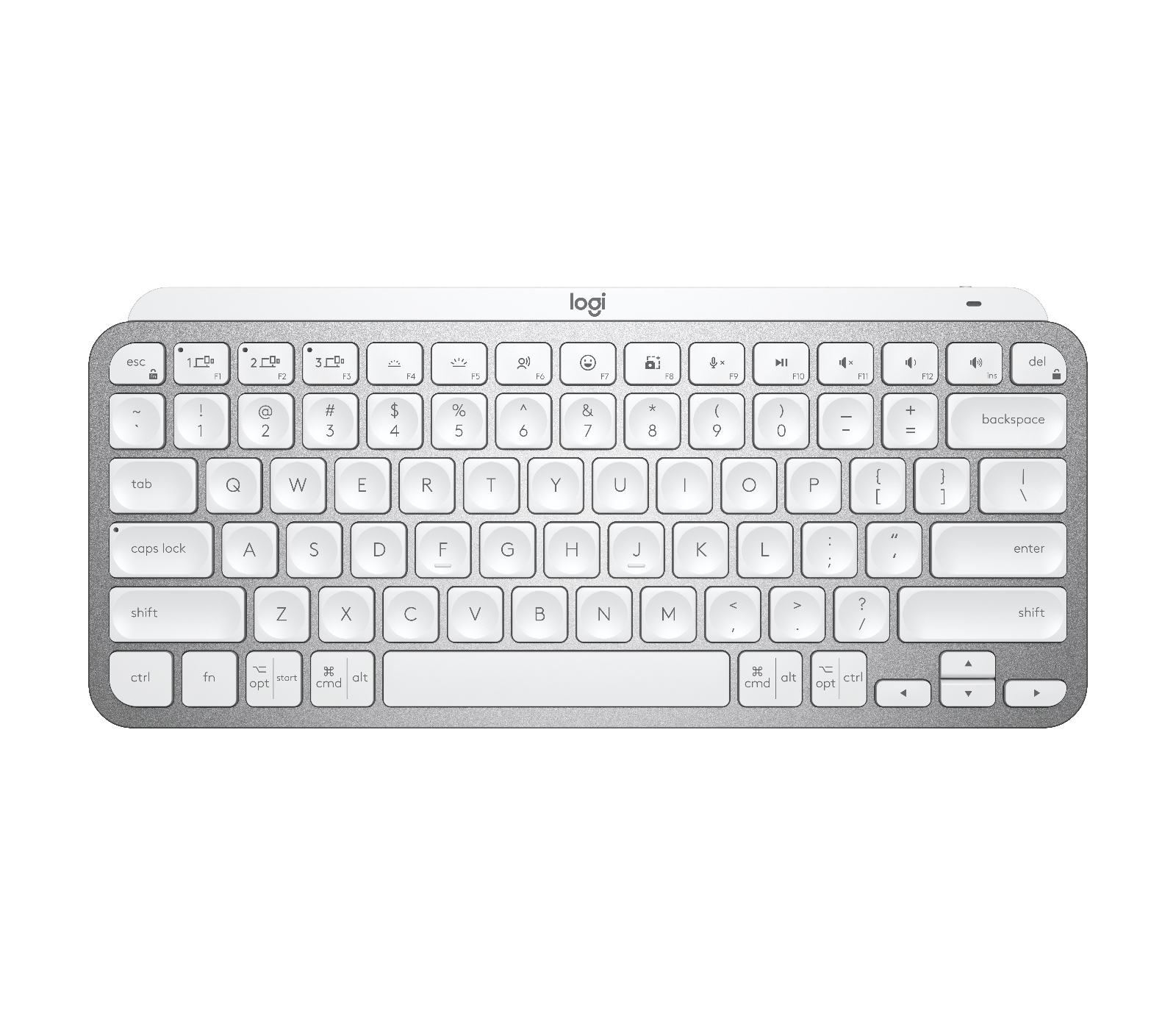 LOGITECH MX KEYS MINI MINIMALIST ILLUMINATED WIRELESS KEYBOARD WHITE 920-010514