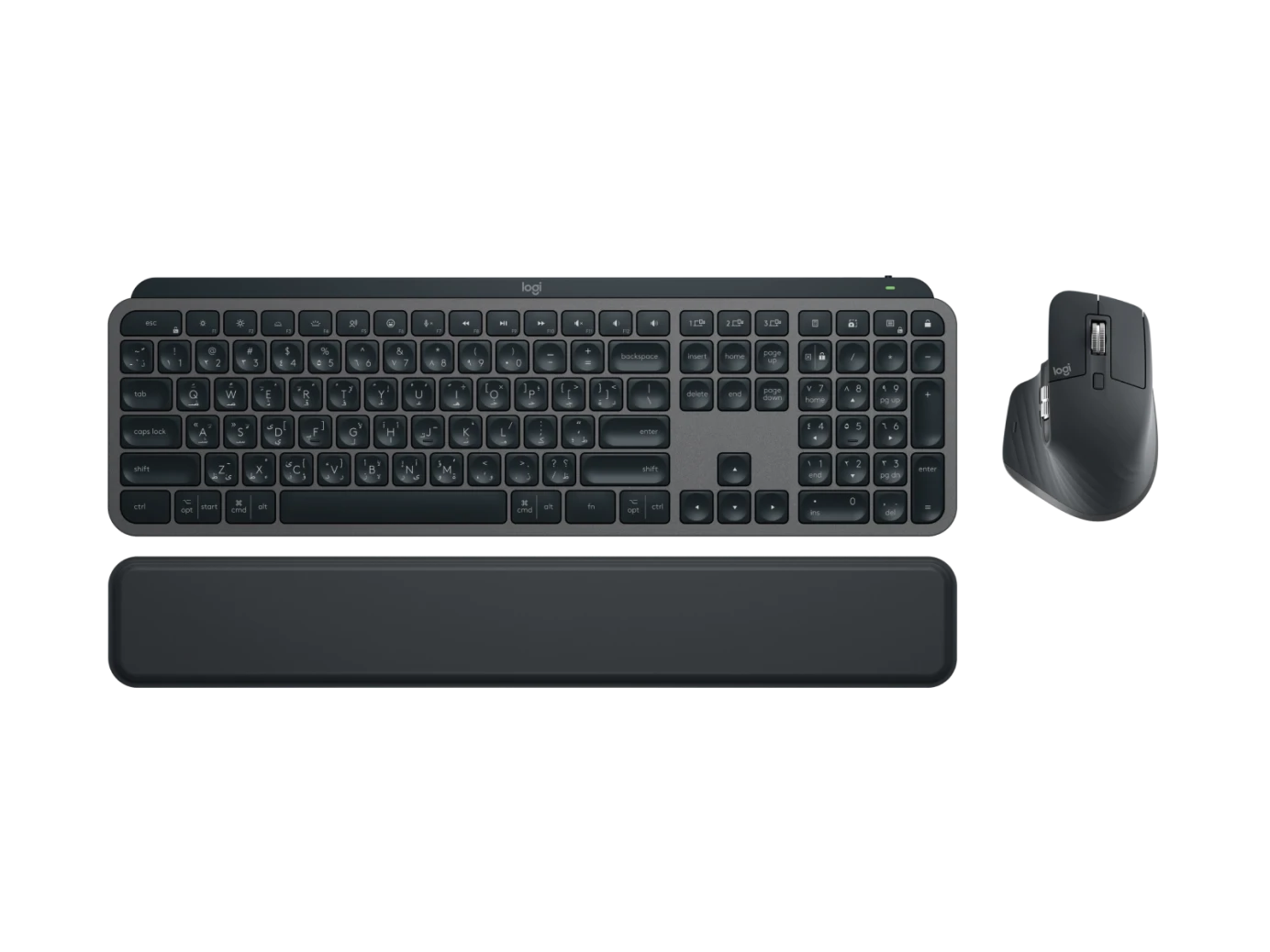 Logitech MX Keys S Combo Wireless Keyboard & Mouse Graphite (ENG/ARB) 920-011616