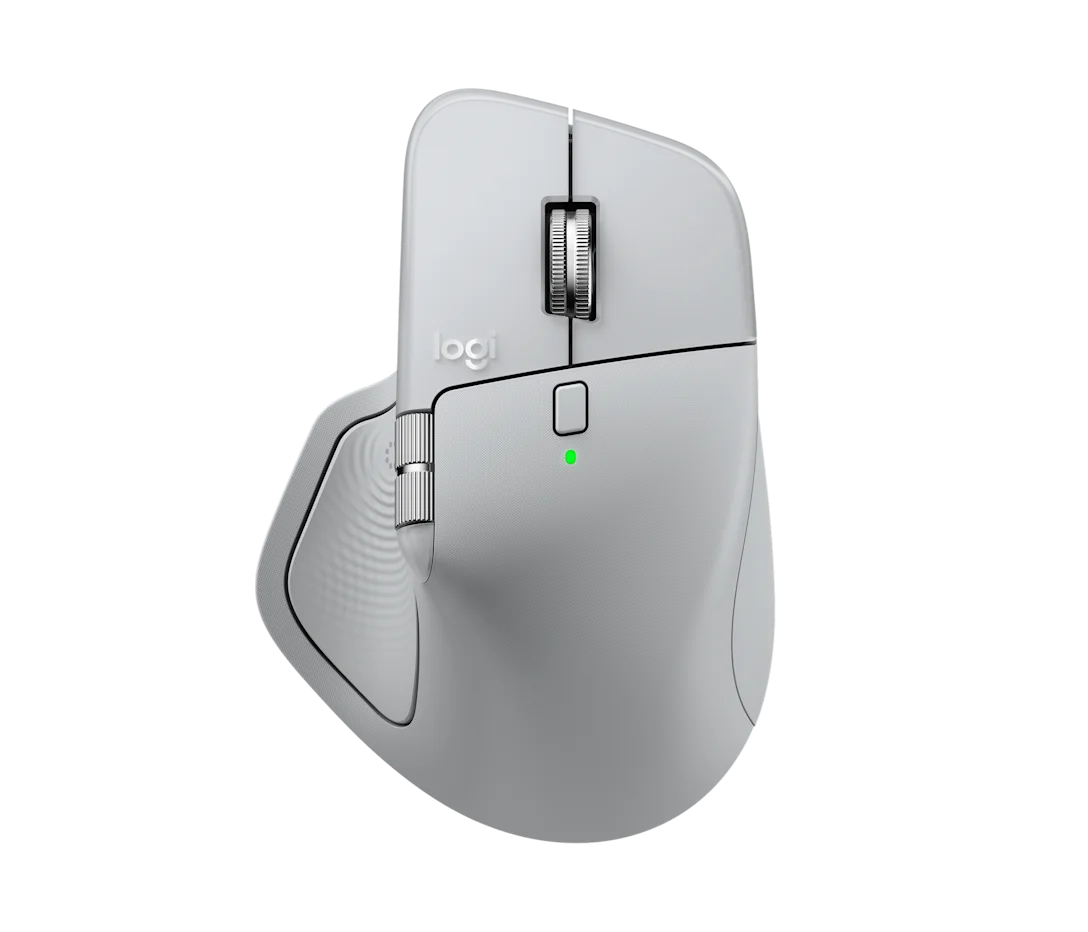 LOGITECH MX MASTER 4 WIRELESS MOUSE PALE GREY 910-007563