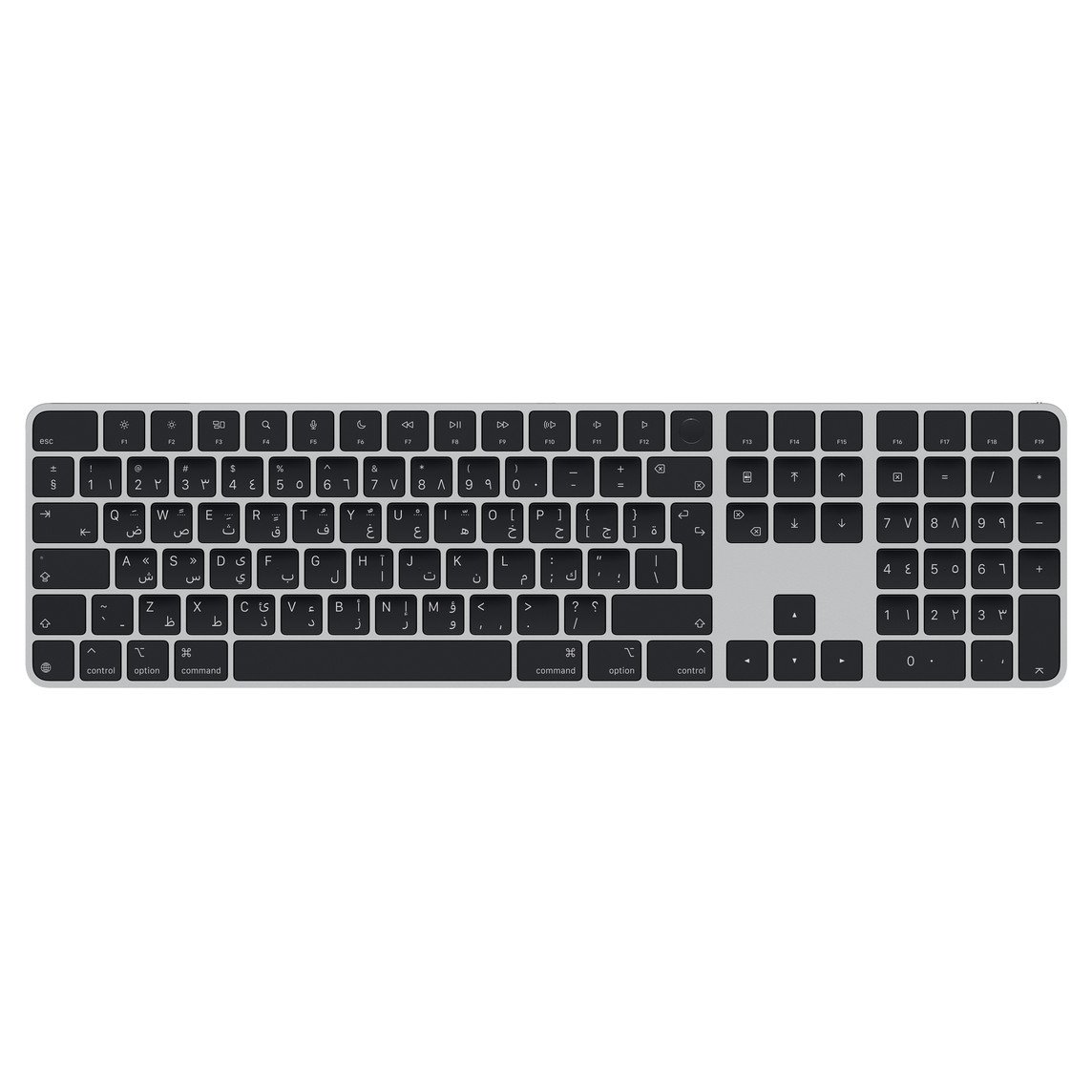 Apple Magic Keyboard with Touch ID & Numeric Keypad - Black, Arabic Layout