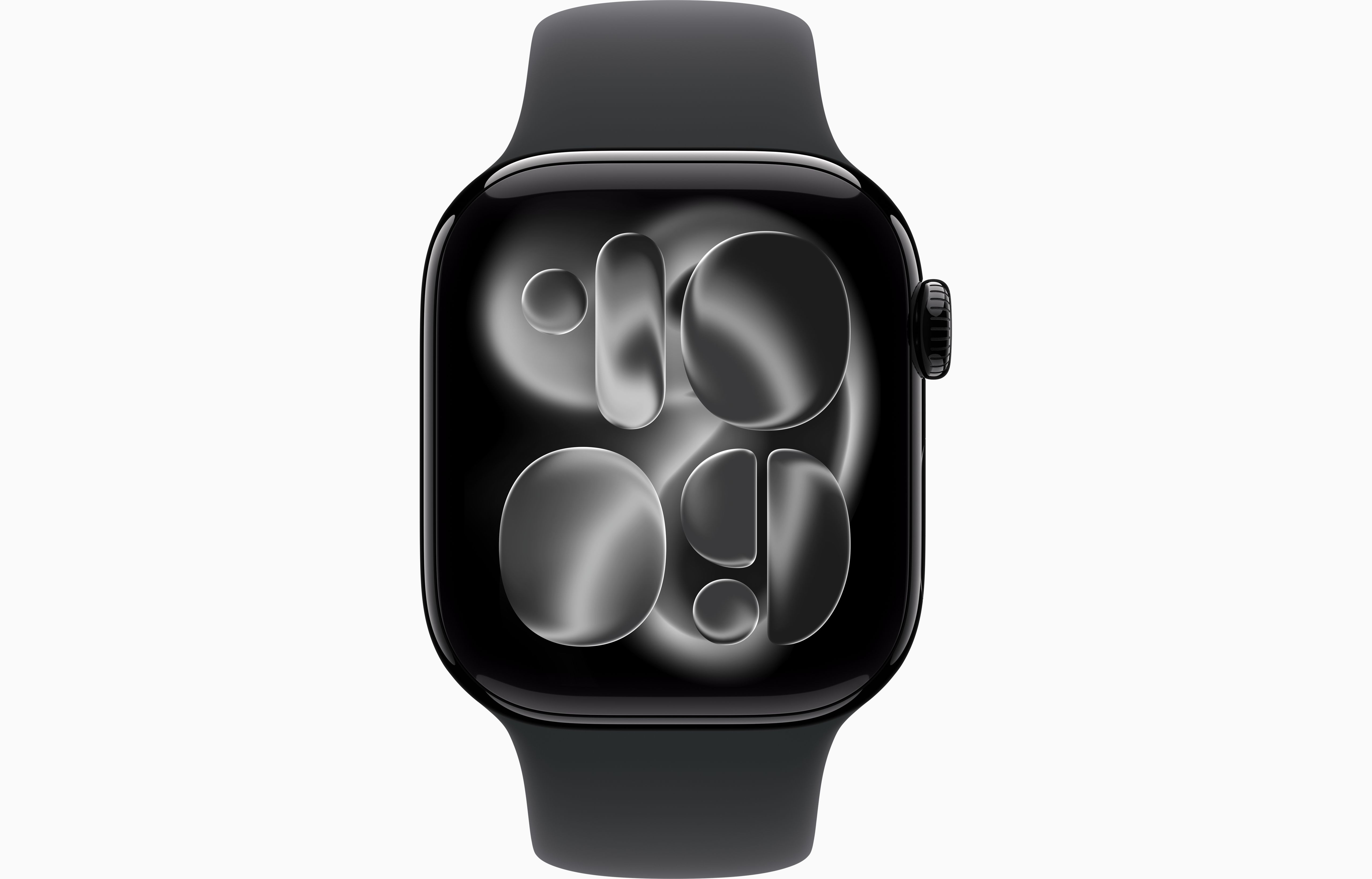 APPLE WATCH SERIES 11 GPS + CELLULAR 42MM JET BLACK ALUMINUM CASE WITH BLACK SPORT BAND ML MF834 thumbnail 2