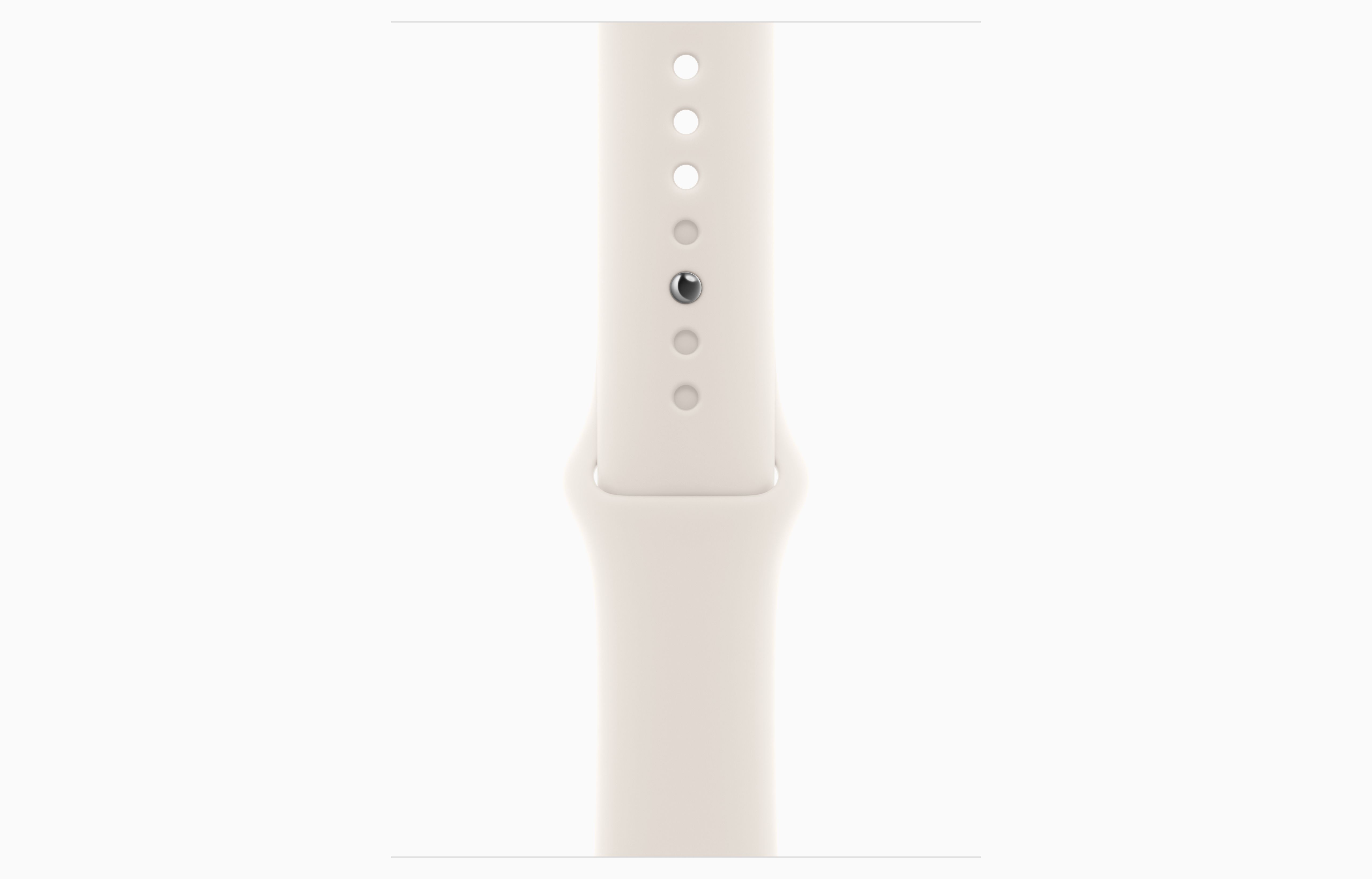 APPLE WATCH SE 3 GPS 44MM STARLIGHT ALUMINIUM CASE WITH STARLIGHT SPORT BAND M-L MEHJ4 thumbnail 3