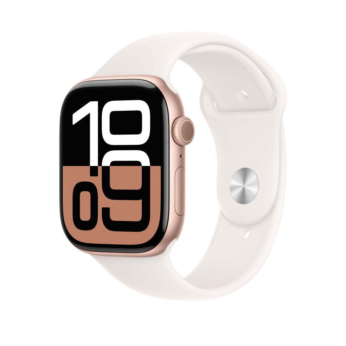 APPLE WATCH 46MM LIGHT BLUSH SPORT BAND M/L MXM93 thumbnail 3