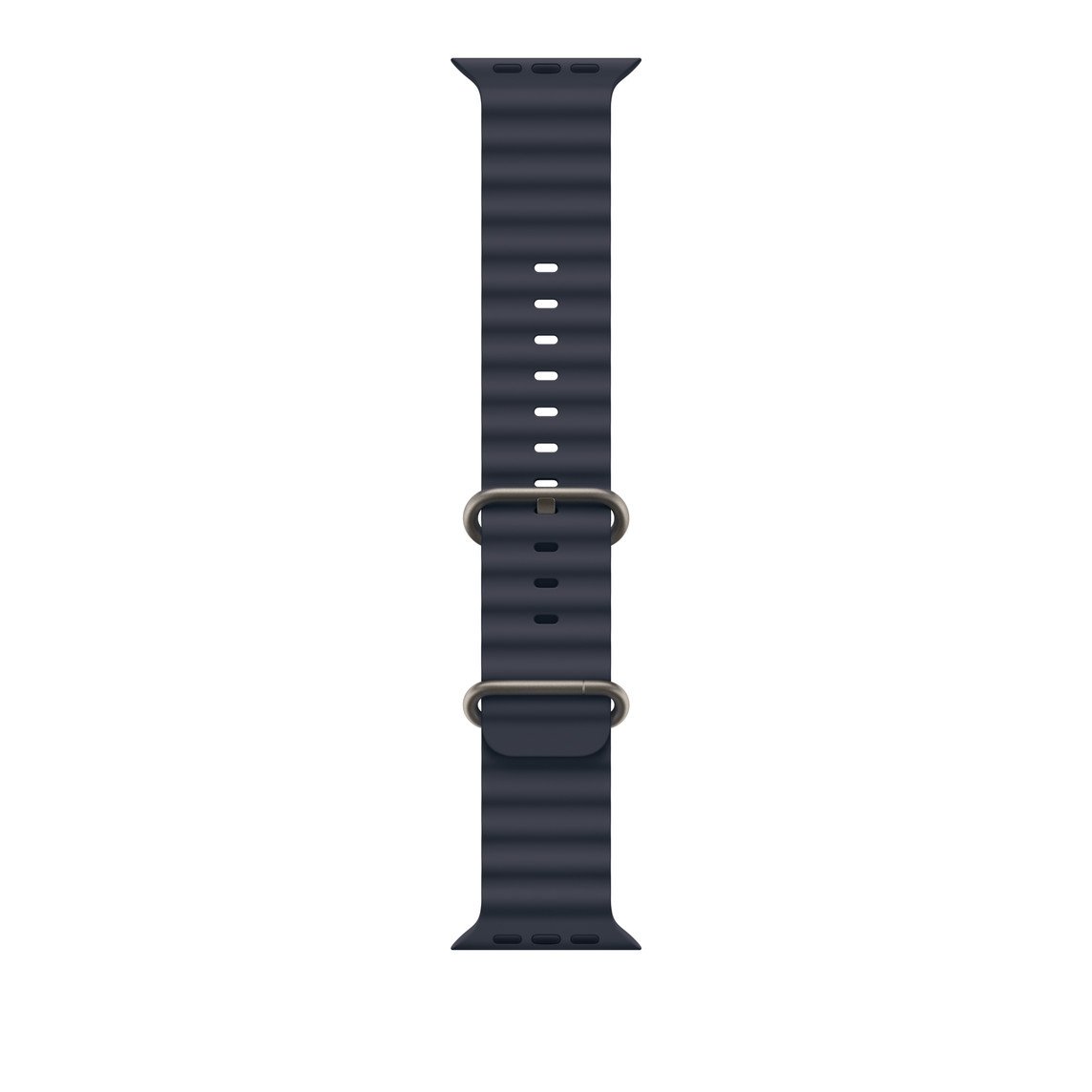 APPLE WATCH 49MM NAVY NATURAL TITANIUM OCEAN BAND MXTH3