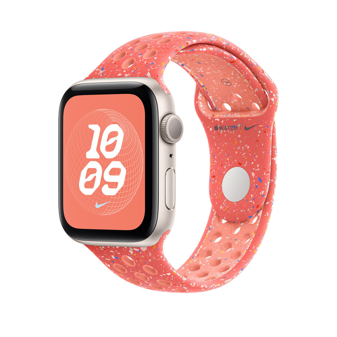 APPLE WATCH 46MM MAGIC EMBER NIKE SPORT BAND S/M MYLF3 thumbnail 3