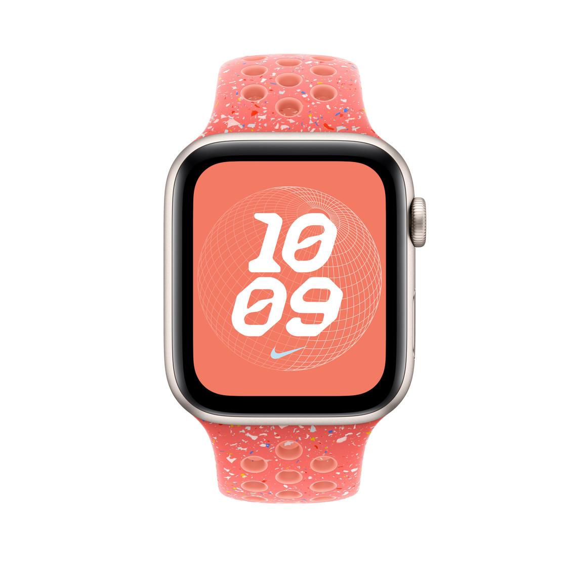 APPLE WATCH 46MM MAGIC EMBER NIKE SPORT BAND S/M MYLF3 thumbnail 2