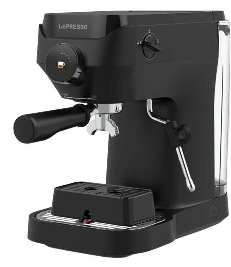 LEPRESSO LUCENERO 19 BAR COFFEE MACHINE WITH LCD SCREEN BLACK LPCFFLN0081BK