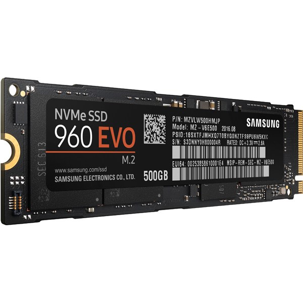 SAMSUNG SSD 500GB 960EVO M.2 MZ-V6E500B thumbnail 3