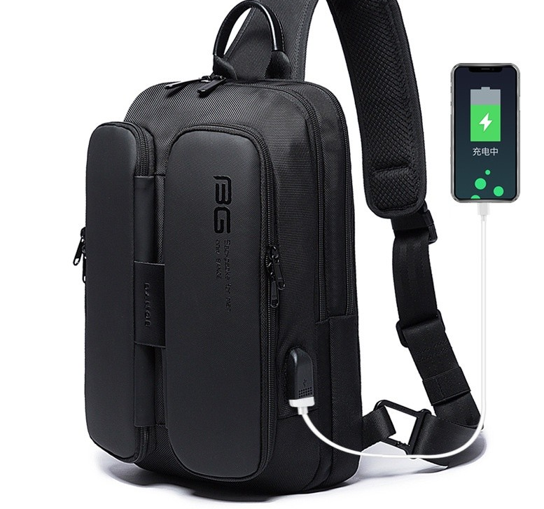 BANGE MESSENGER BAG BLACK BG-3097