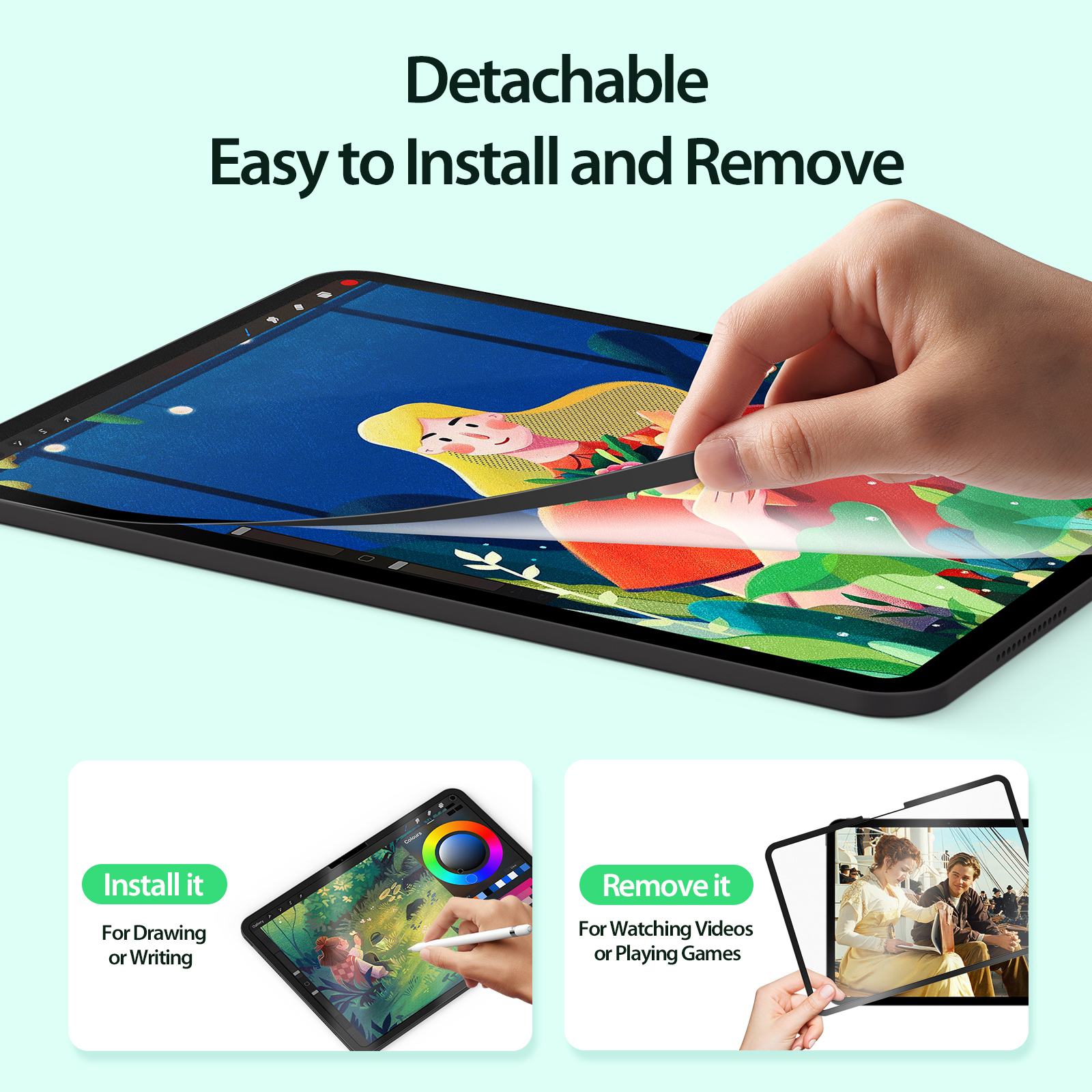 DUXDUCIS IPAD AIR 11 INCH (2024) PAPER LIKE FILM NP0014 thumbnail 7