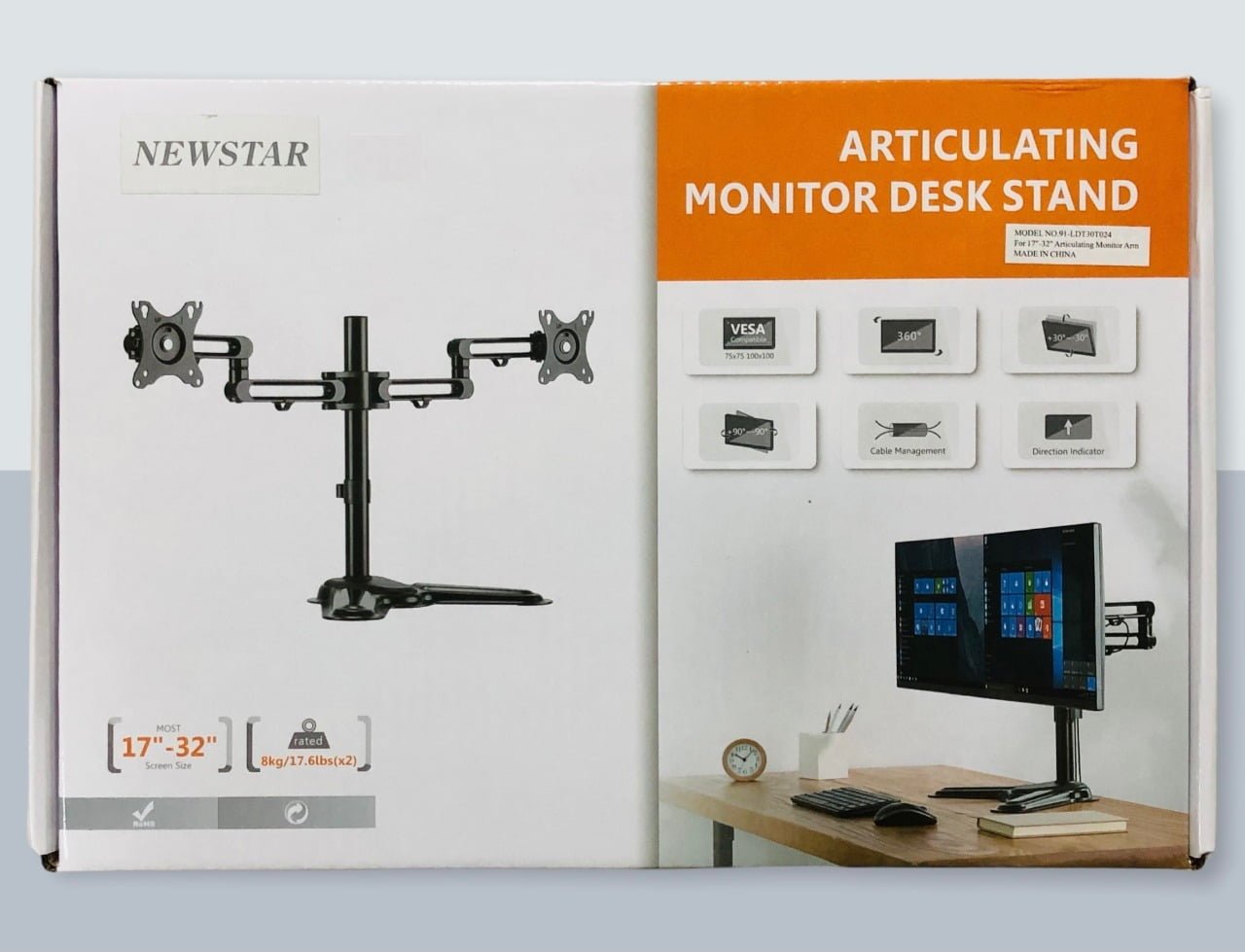 NEWSTAR ARTICULATING MONITOR DESK STAND LDT30T024 thumbnail 2