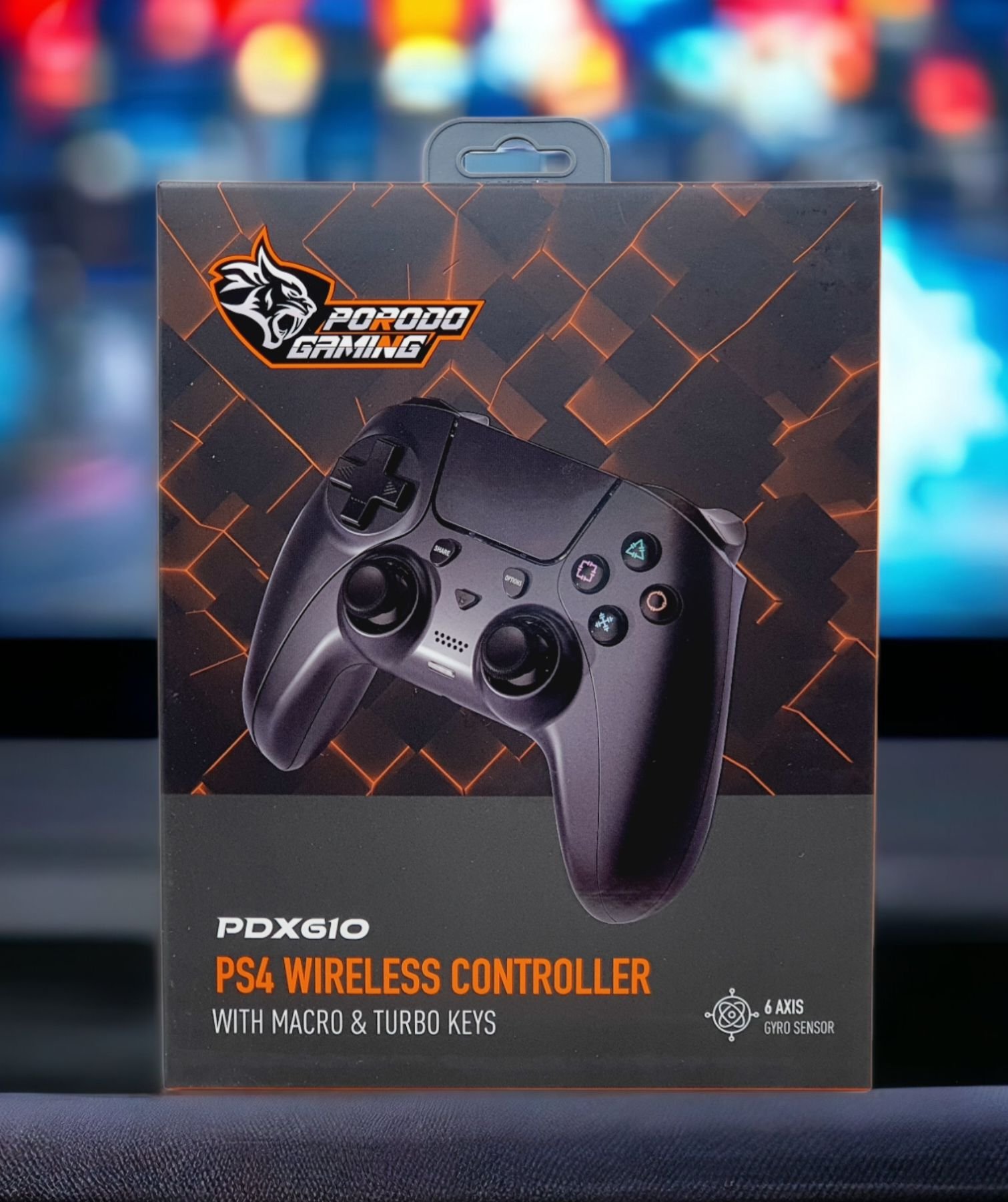PORODO GAMING PS4 WIRELESS CONTROLLER WITH MACRO AND TURBO KEYS PDX610 thumbnail 3