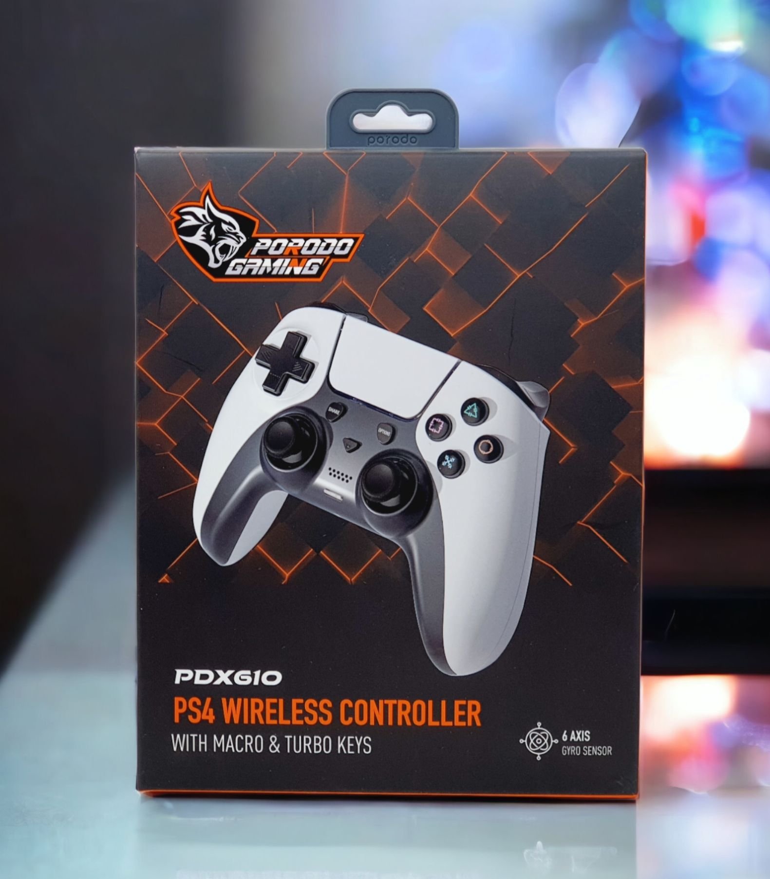 PORODO GAMING PS4 WIRELESS CONTROLLER WITH MACRO AND TURBO KEYS PDX610 thumbnail 2