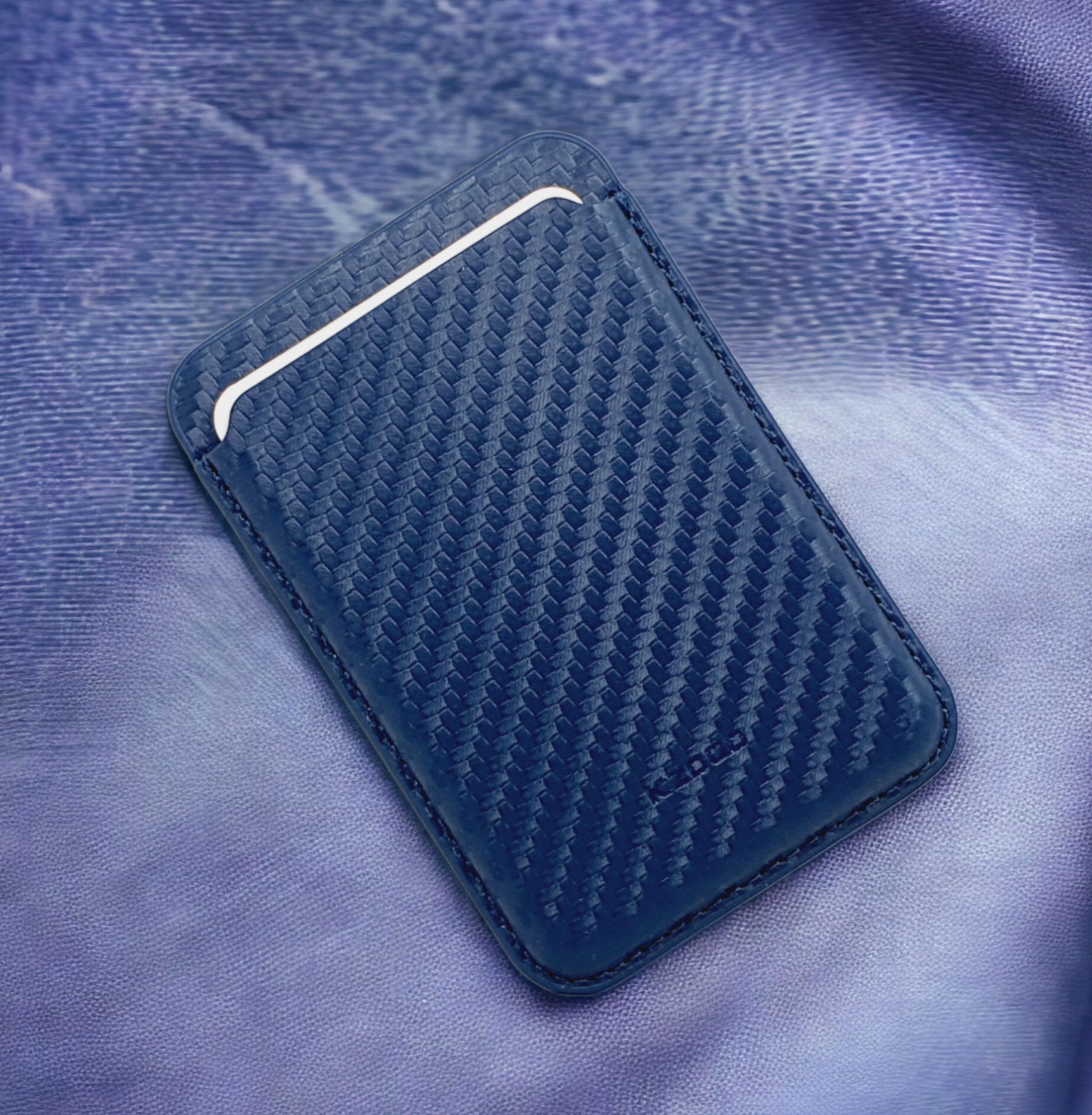 KZDOO MAGSAFE MAG WALLET CARBON BLUE