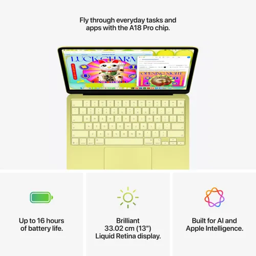 APPLE MACBOOK NEO 13-INCH A18 PRO CHIP 6 CORE CPU 5 CORE GPU 8GB 512GB TOUCH ID ARABIC-ENGLISH BLUSH MHFJ4 thumbnail 4