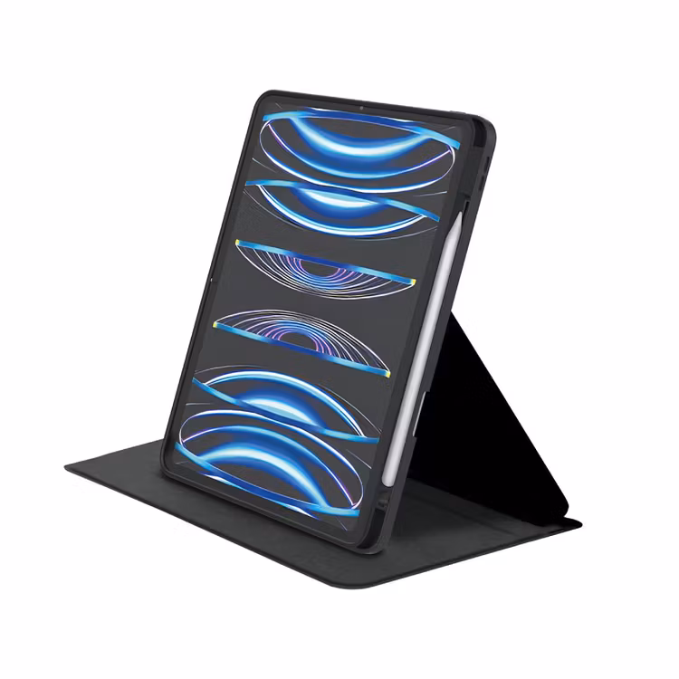 GREEN LION IPAD PRO 11 INCH TRANSPARENT FOLIO CASE BLACK GNTPFLIPDC11BK thumbnail 6