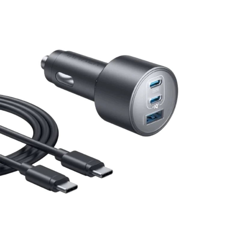 ANKER NANO CAR CHARGER 167.5W 3 PORTS BLACK B2737HA1