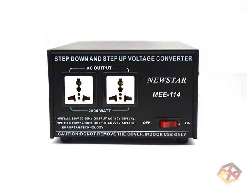 NEWSTAR 2000W STEP DOWN AND UP VOLTAGE CONVERTER BLACK MEE114 38-114
