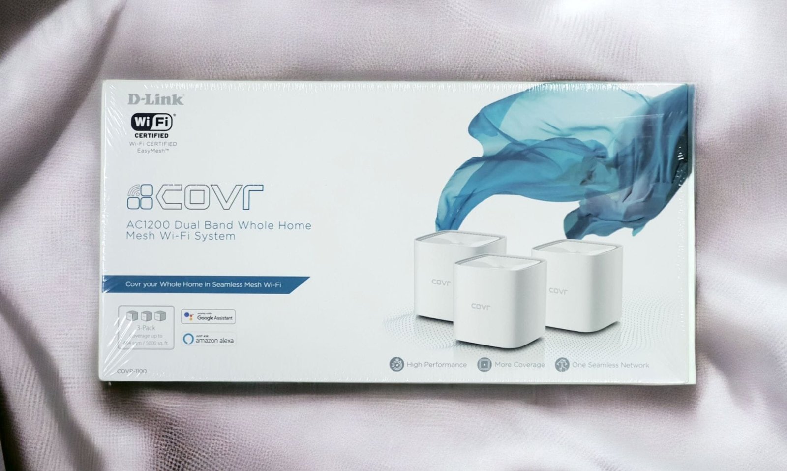 D-LINK AC1200 DUAL BAND WHOLE MESH WIFI COVR-1100 thumbnail 2