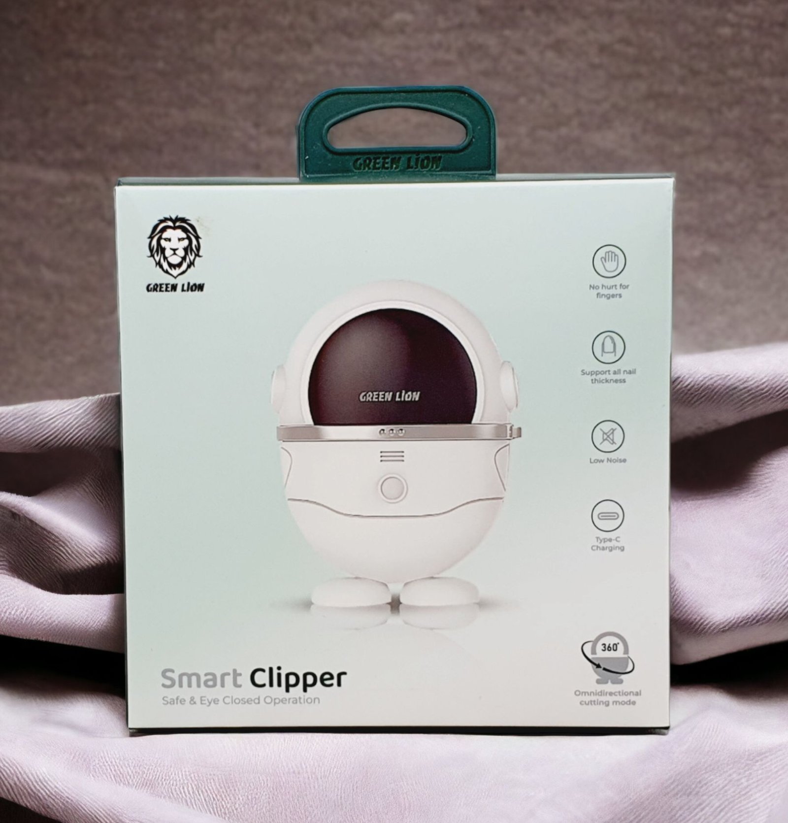 Green Lion Smart Electric Nail Clipper White GNSMTNCLPRWH thumbnail 2