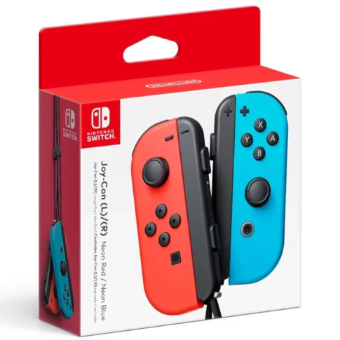 NINTENDO SWITCH JOY-CON CONTROLLER BLUE RED W032 thumbnail 3