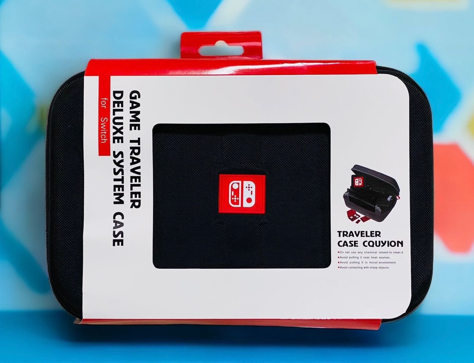 NINTENDO SWITCH GAME TRAVELER DELUXE SYSTEM CASE BLACK thumbnail 2