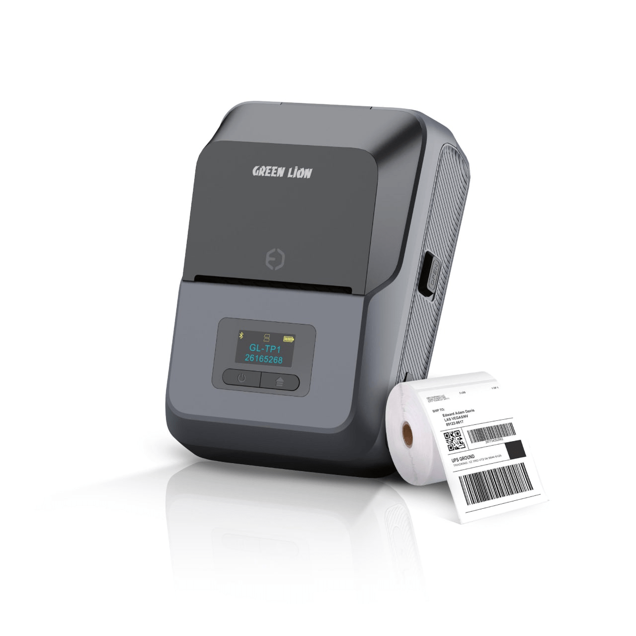 GREEN LION THERMAL PRINTER 15-50MM LABEL WIDTH GREY GNTHPRINTGY