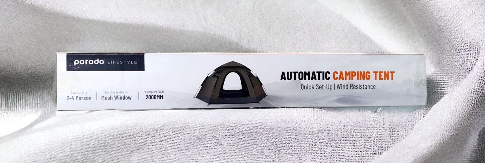 PORODO LIFESTYLE AUTOMATIC CAMPING TENT WIND RESISTANCE QUICK SET UP thumbnail 3