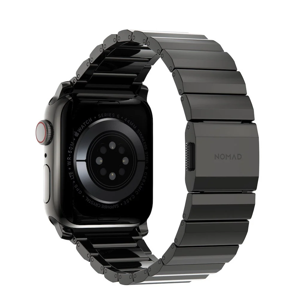 APPLE WATCH STAINLESS STEEL BAND 44/45/49MM BLACK