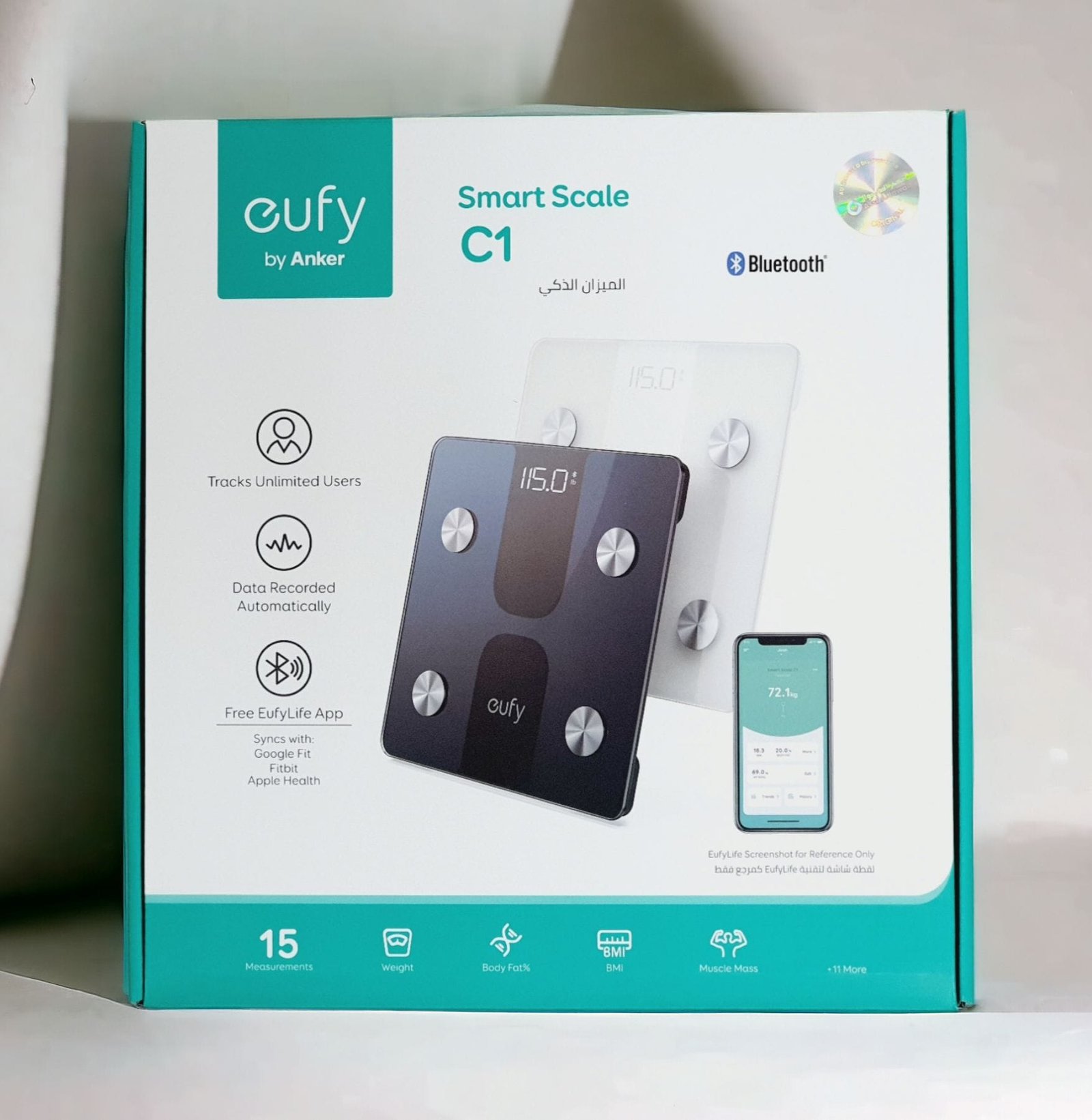 ANKER EUFY SMART SCALE C1 WHITE thumbnail 2