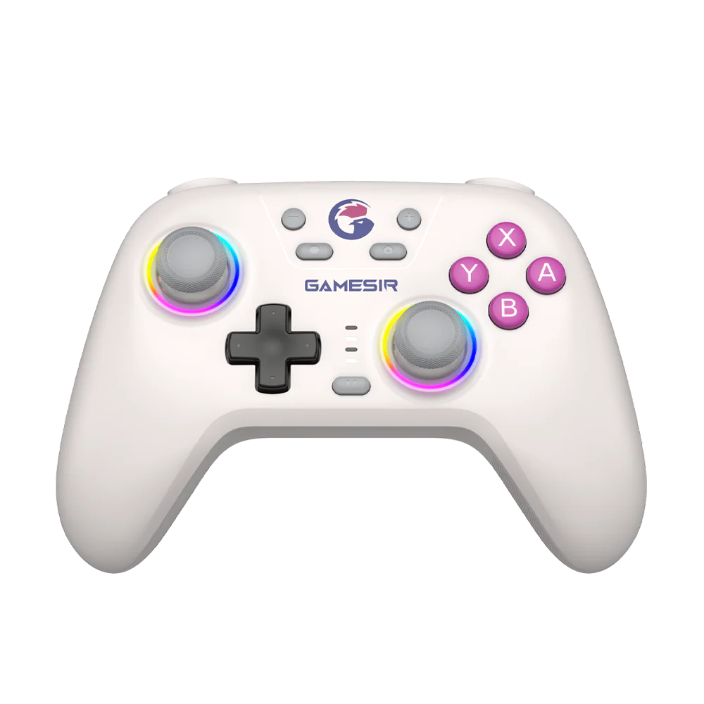 GAMESIR T4 NOVA WHITE HD RUMBLE WIRELESS CONTROLLER FOR NS T4N