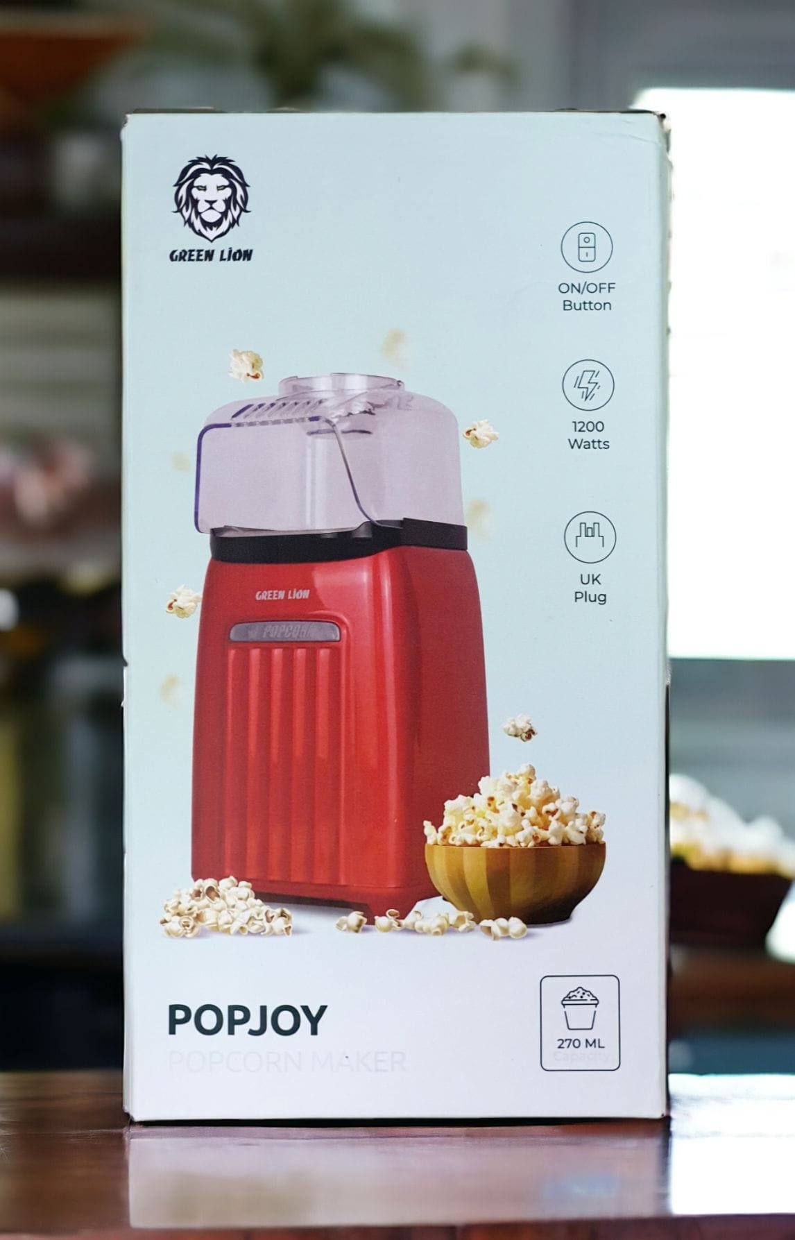 GREEN LION POP JOY POP CORN MAKER RED GNPOPGYPNRD thumbnail 3