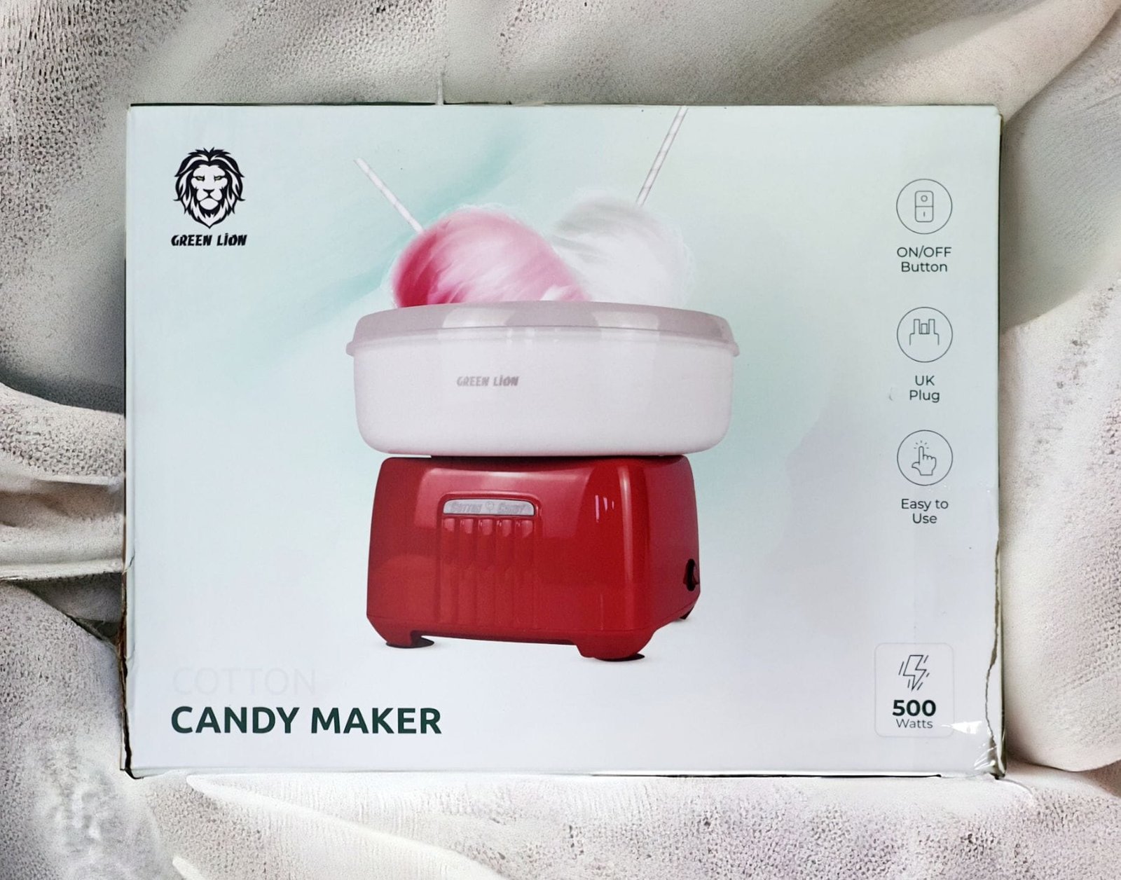 GREEN LION COTTON CANDY MAKER WHITE GNCTNCDYWHRD thumbnail 2