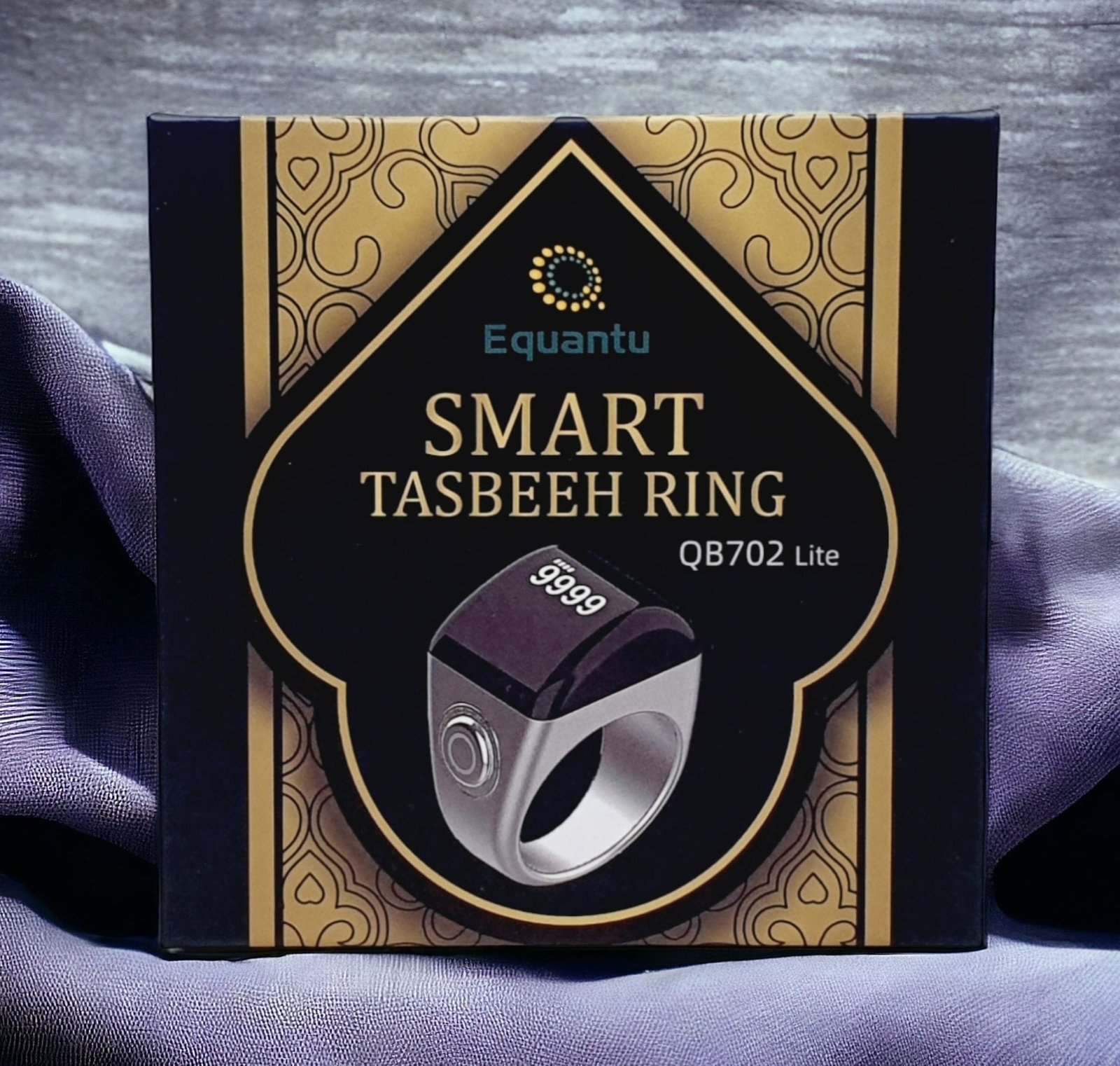 SMART TASBEEH RING 1 SILVER QB702 LITE thumbnail 2