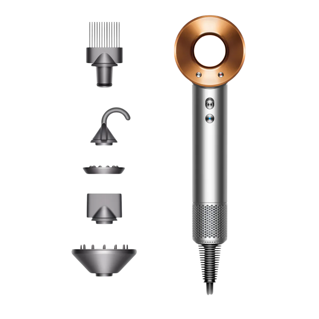 DYSON SUPERSONIC HAIR DRYER NICKEL COPPER HD07